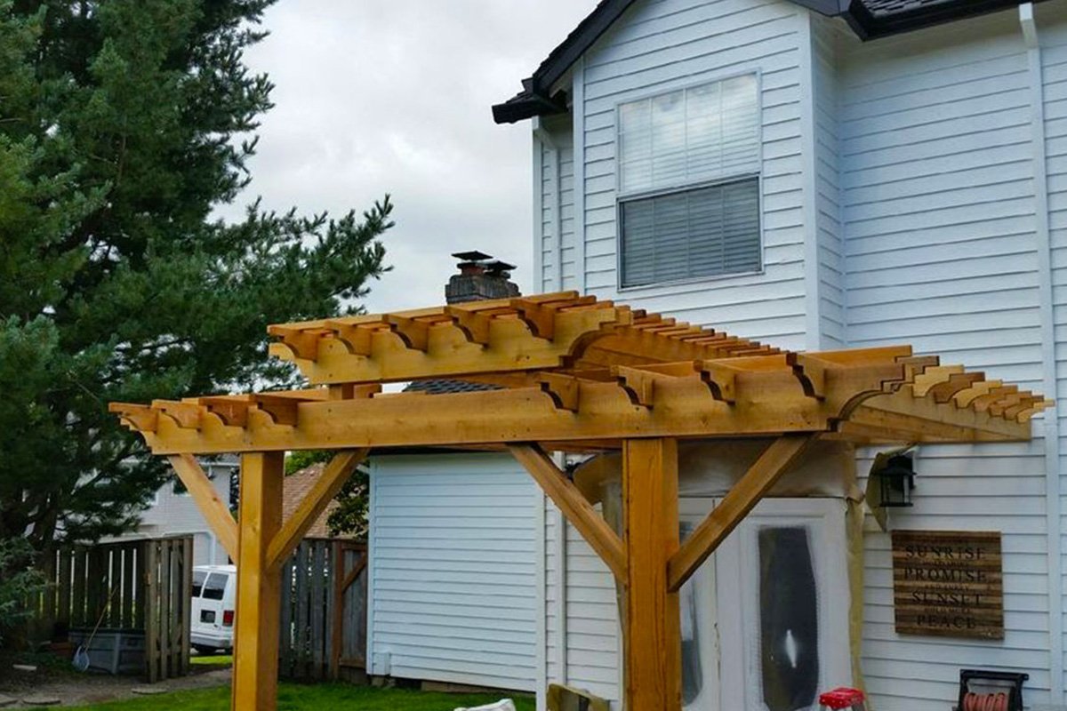 Custom Pergola Installation