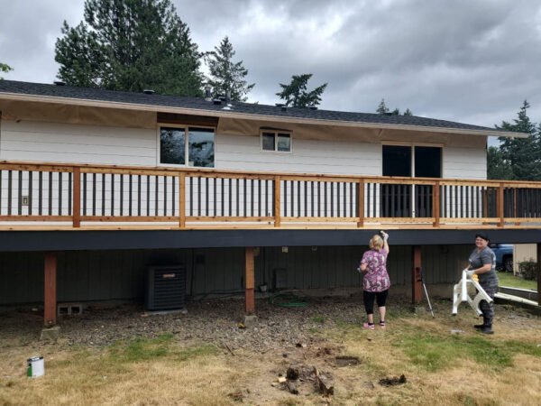Deck Railing Installation