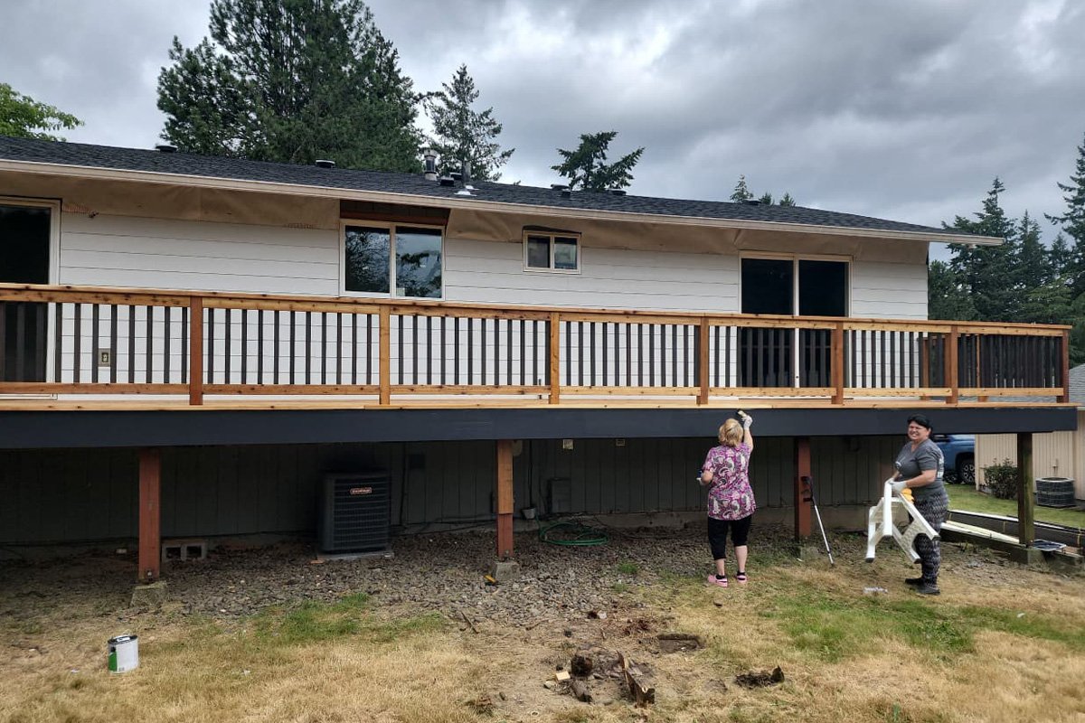 Deck Railing Installation